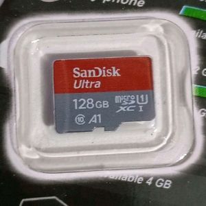 New 128 Gb Sandiak Memory Card( FIX RATE)