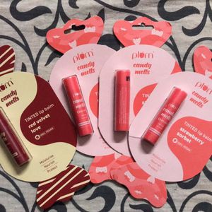 Plum Candy Melts Tinted Lip Balm Pack 4