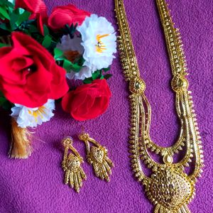 Light Weight Golden Jwellery Set