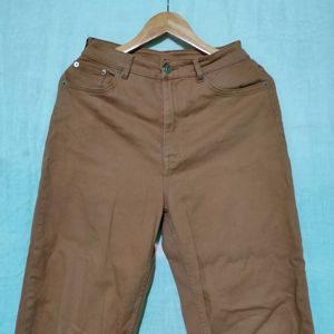 H&m Camel Brown Mom Jeans