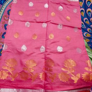 Pink Saree