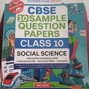 (Class10) CBSE 10 Sample Que Paper Of SST