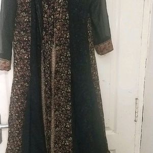 Price Reduction Alert.. Black Gown With Shrug