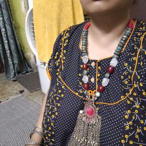 Original Vintage Afghani Heavy Neckpiece