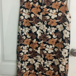 Cotton Brown Dress