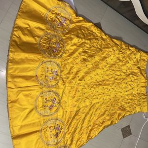 Only Lehnga For Haldi Function