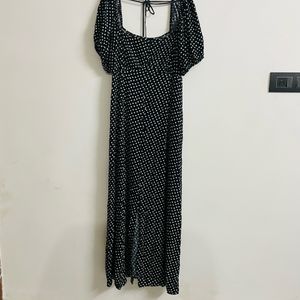 Women Polka Dot Dress In XL