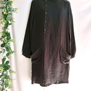 Designer Black Dress Custom Made
