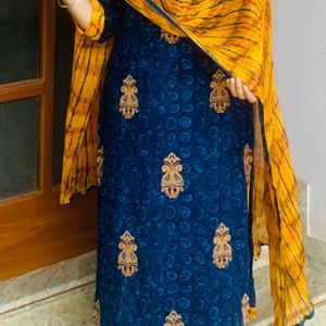 Women Plazo Suit With Dupatta