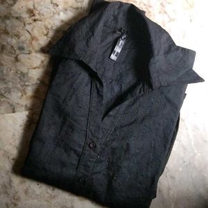 Brand New Pepe jeans black fancy shirt M size