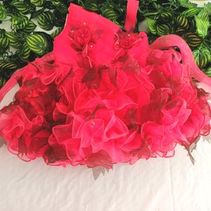 Red Ruffles Frock ( Girls)