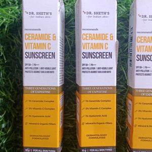 Dr Sheths Ceramide & Vitamin C Sunscreen Pack Of 3