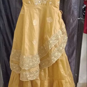 Heavy Side Cut Choli With Volume Lehnga