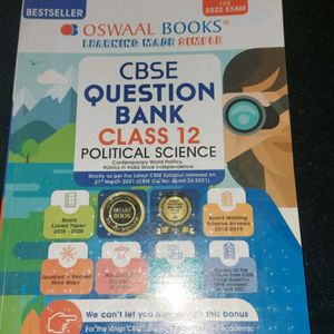 Oswaal Questions Bank Class 12 Political Science