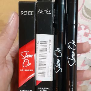 RENEE LIPSTICKS AND EYESHADOWS (TOTALLY NEW)