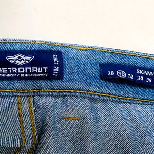 Metronaut Jeans For Men Size Fitted 30-32 Inches