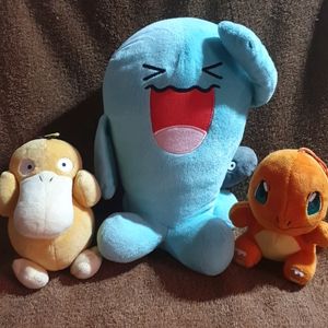 Pokemon - Pack of 3 (PSYDUCK,CHARMANDER,Wobbuffet)