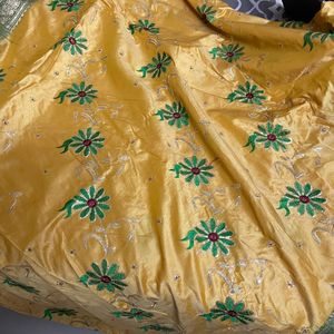 Beautiful Yellow Saree