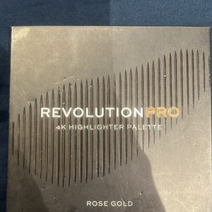 Revolution Pro 4K Highlighter Palette Rose Gold