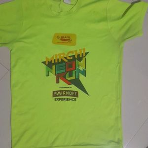 Rock The Track T Shirt Neon