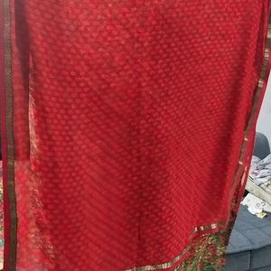 Saree Red ♥️ Patola Good