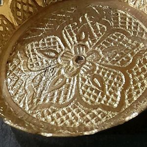 Brass Plate For Pooja Needs