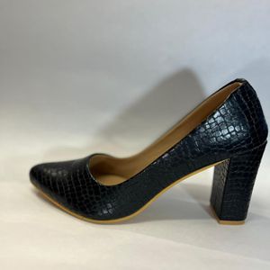 Black Block Heels Size Available