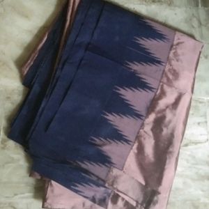 Brand new silk border saree attached फॉल