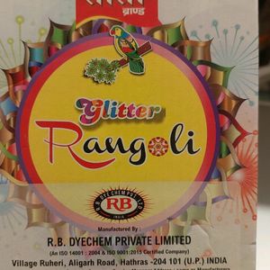 GLITTER RANGOLI SET OF 8