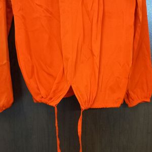 Orange Uniqe Top