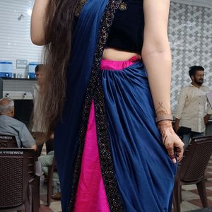 Luxury Lahenga Cum Ready To Wear Saree