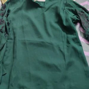 Women Green Top