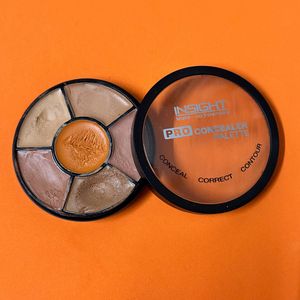 Loose Powder With Concealer Palette