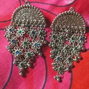 Indian Wear Multicolour Earrings 🌸