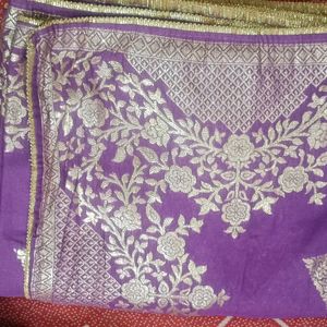 Saree With Pure Machine Zaree Work