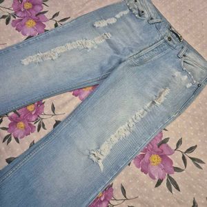 Straight Fit Denim /Jeans /Wide Leg