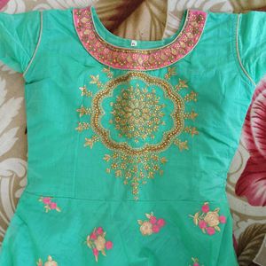 Women's Pretty Embroidery Gown