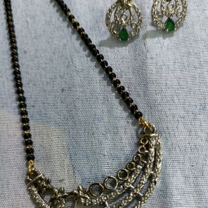 Mangalsutra with Earrings