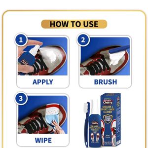 Cherry Blossom Sports Shoe Cleaner With Free Brush