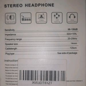 APPLE Headphones, Stereo Earpods