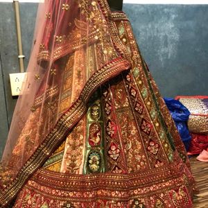 Unstitched Bridal Lehanga Sabyasachi Design