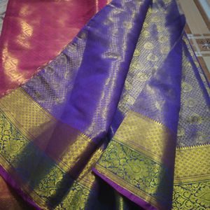 Beautiful Kanjivaram Saree With Blouse