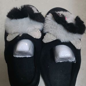 Used winter slipper