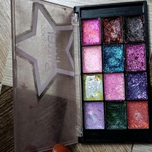 Glitter Pallet And Pigmented Eyeshadow Pallete