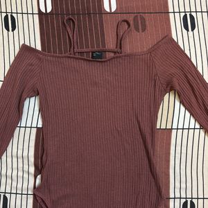 burgundy bodysuit