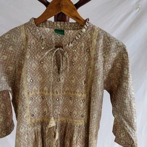 Mirror Work Kurta