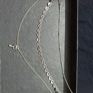 Combo Of Silver Neckchains