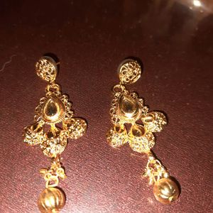 Gold Plated Set With Maangtika