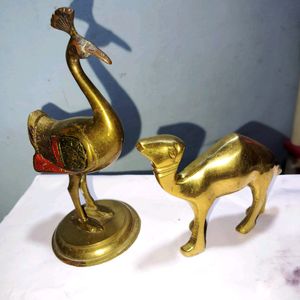 2 Show Piece Peacock Camel+ Free Gift