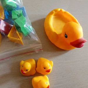 Play Set For Kids Duck And Blocks